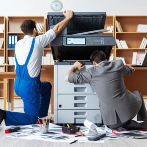 Voici un photocopieur Canon avec un code erreur 