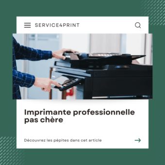 Imprimante pro pas chère